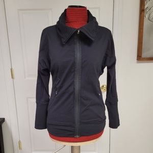 Lululemon Zip up black jacket size 6